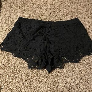 Express lace shorts